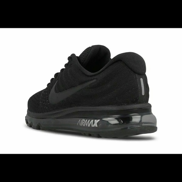 Nike Air Max 2017 Running Shoes Triple Black 849559-004 Men's Size 8, Womens 9.5 - Picture 4 of 10